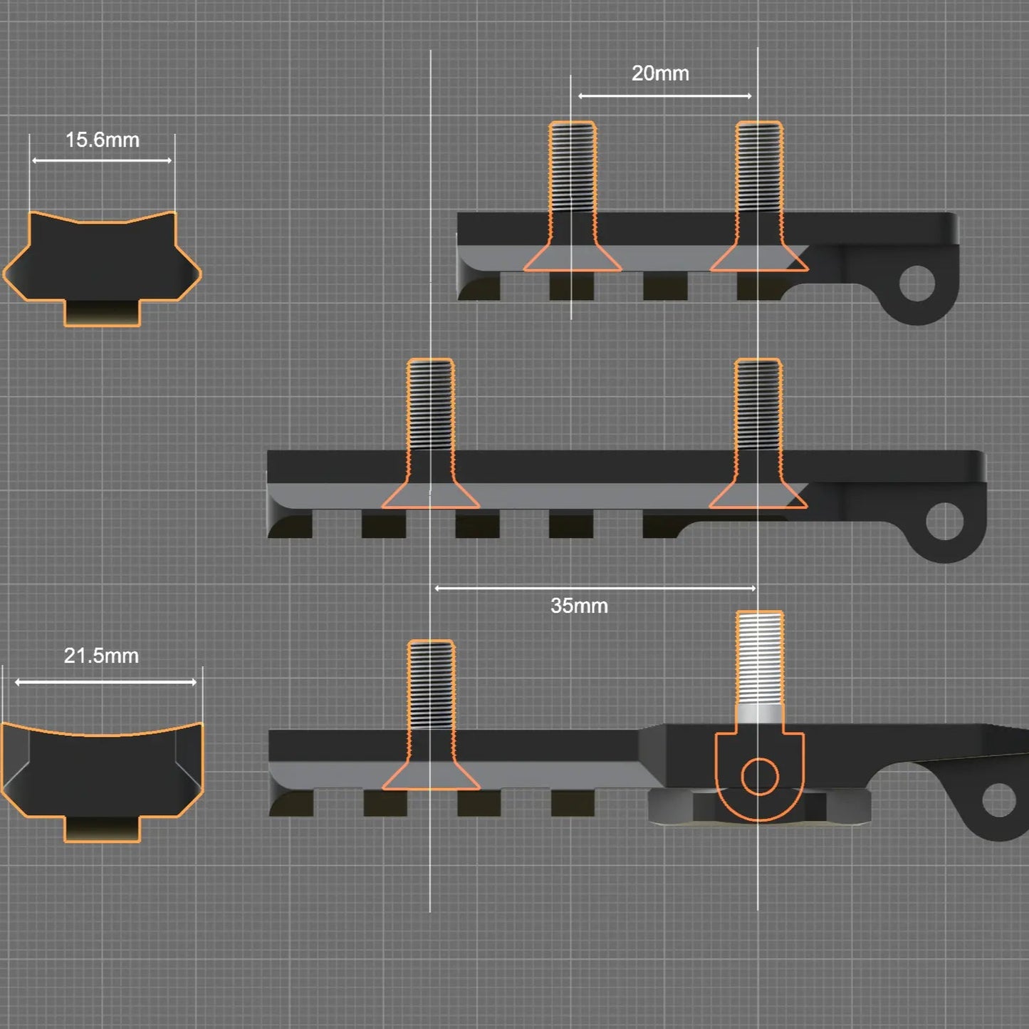 NorneHunt Picatinny Adapters